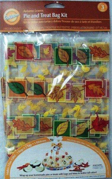 Pie and cello wrapping Treat bags