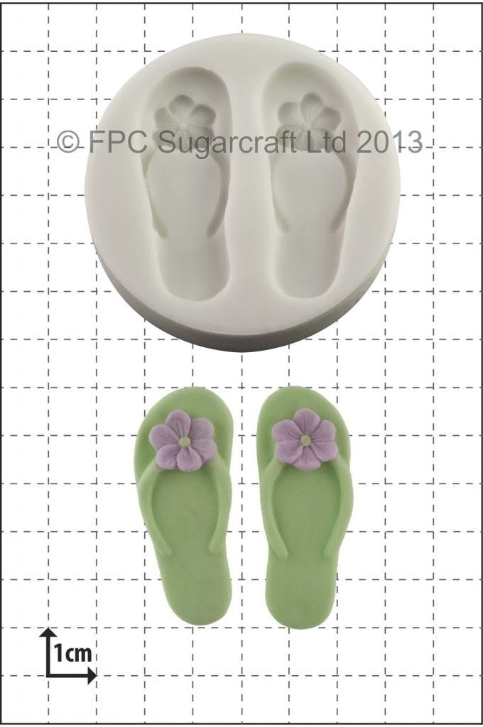 Jandals or flip flops silicone mould