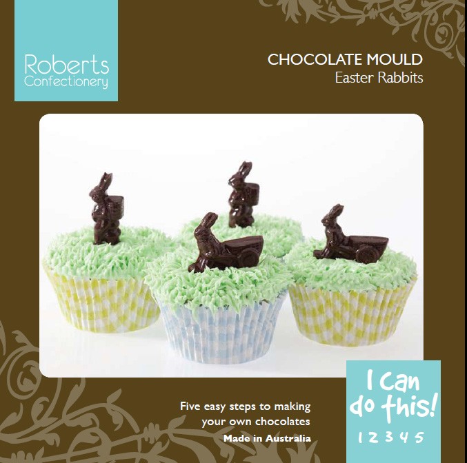 Easter shapes chocolate mould (instruction card)