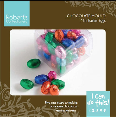 Easter MINI eggs chocolate mould (instruction card)