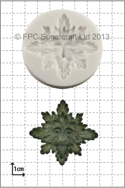 Green Man silicone mould