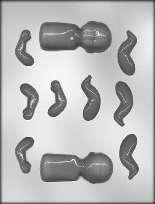 3d baby chocolate mould