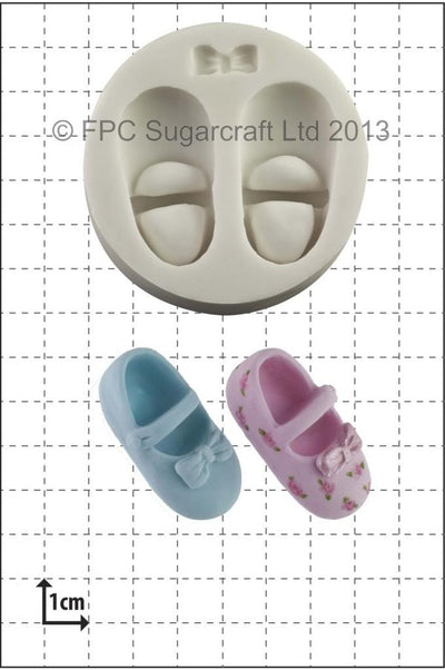 Baby Shoes and Bow silicone mould