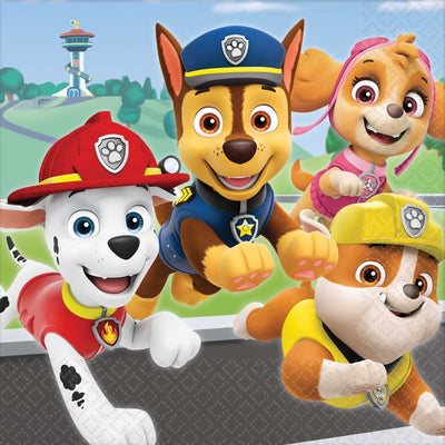 Paw Patrol party luncheon napkins (16)