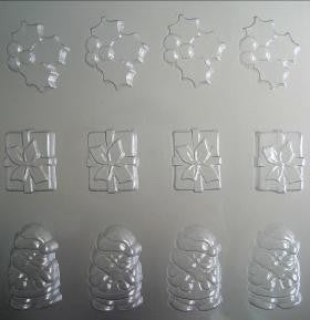 Gift Truffles Christmas asstd chocolate mould and instructions