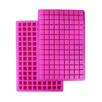 Square candy cube or lozenge silicone MOULD set of 2
