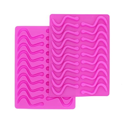 Gummy Worms silicone MOULD set of 2