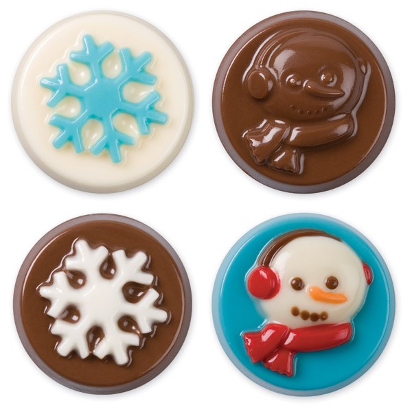 Winter Wishes Cookie Chocolate Mould (insert oreo)
