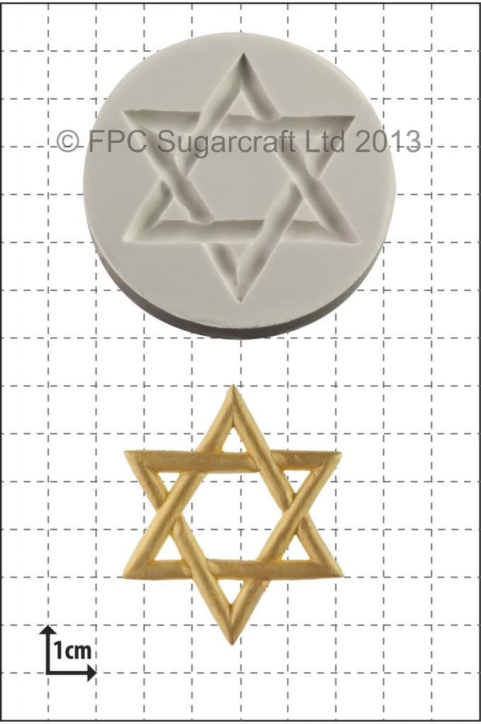 Star of David silicone mould
