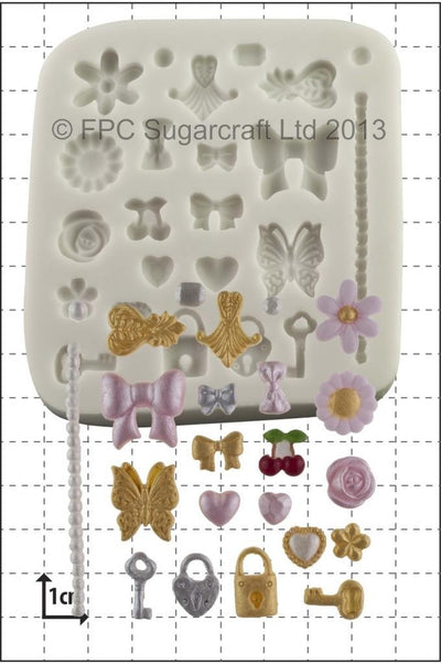 Tiny decorative features silicone mould