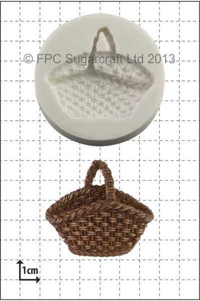Wicker Basket silicone mould