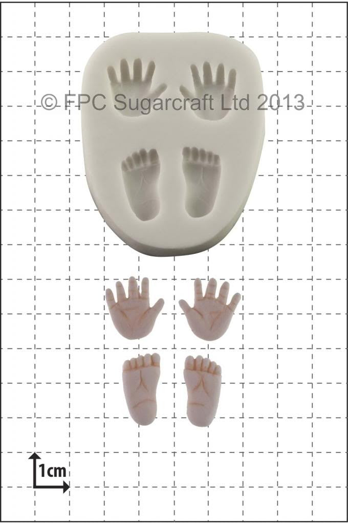 Tiny Hands and Feet silicone mould