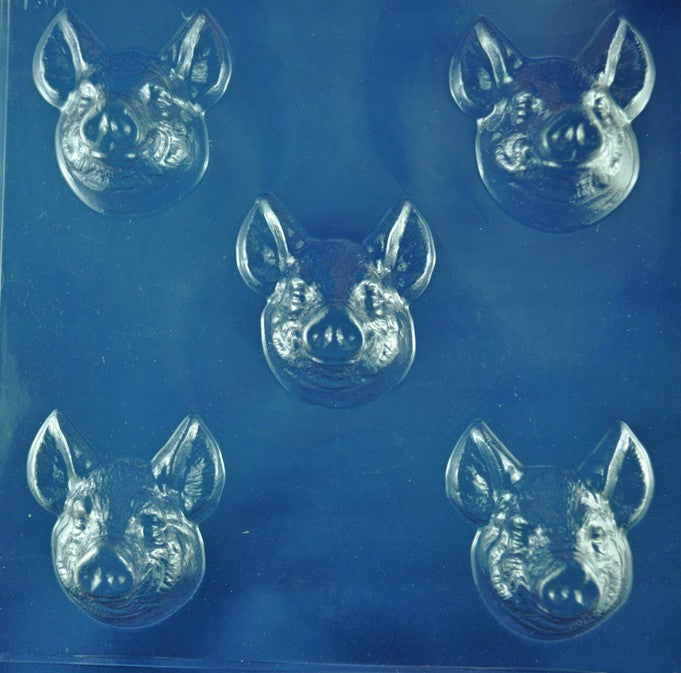 Pig or boar pigs head chocolate mould