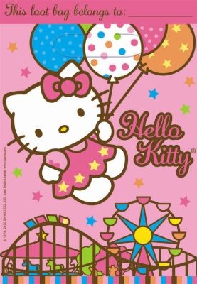 Hello Kitty party loot bags (8)