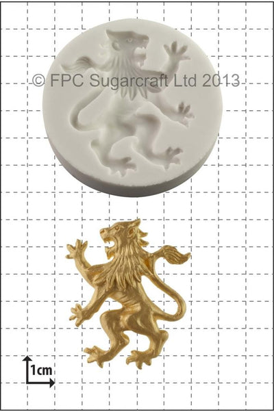 Rampant Lion (LEFT facing) silicone mould