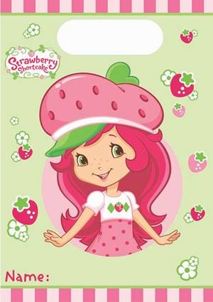 Strawberry Shortcake party loot bags (8)
