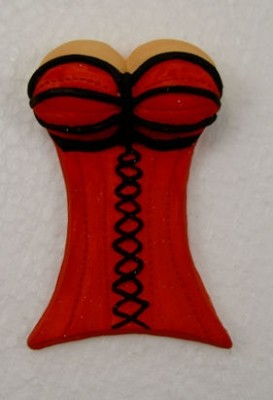 Basque or corset silicone mould