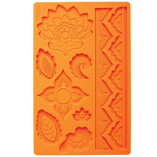 Global Fondant and Gumpaste silicone mould Baroque jewel shapes