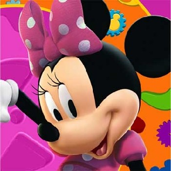 Minnie Mouse party beverage napkins (16)
