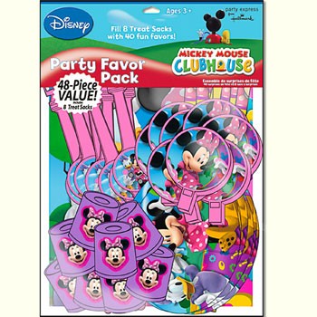 Minnie Mouse 48 piece party favour pack