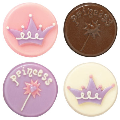 Princess chocolate cookie mould (insert Oreo cookie)