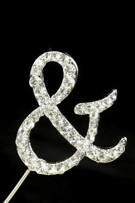 Diamante letter pick AND symbol Ampersand &