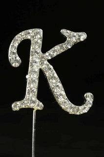 Diamante letter pick K