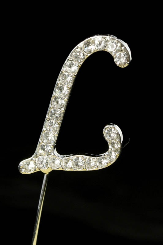Diamante letter pick L