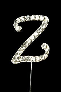 Diamante letter pick Z
