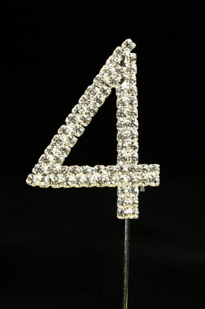 4cm Diamante number pick 4