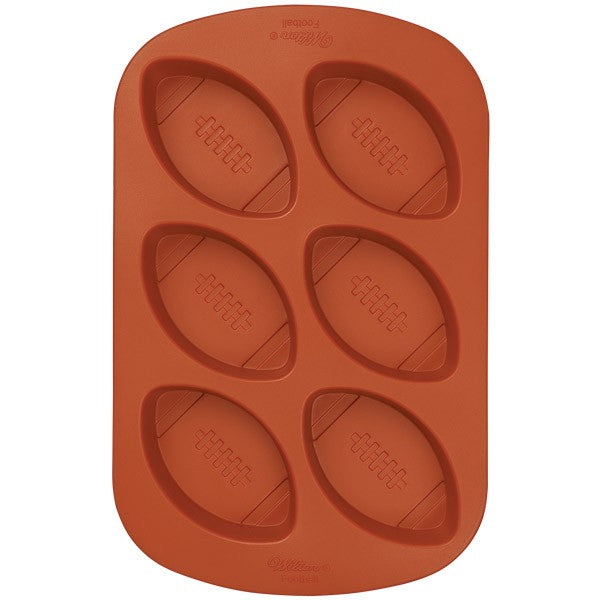 Silicone rugby football mini cake pan mould