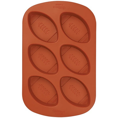 Silicone rugby football mini cake pan mould