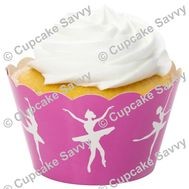 Cupcake wrappers Ballerina (12)