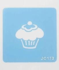 Cupcake Stencil 35mm