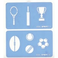 Sports stencil set