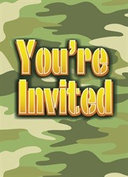 Camouflage army party invites No 2 (8)