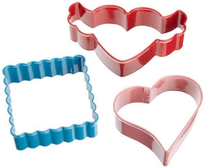 Wilton 3 Piece Hearts A Flutter Cookie Cutter Set