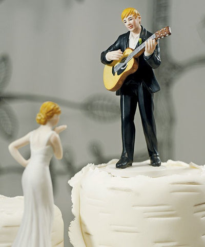 Groom Love serenade Mix & match cake topper
