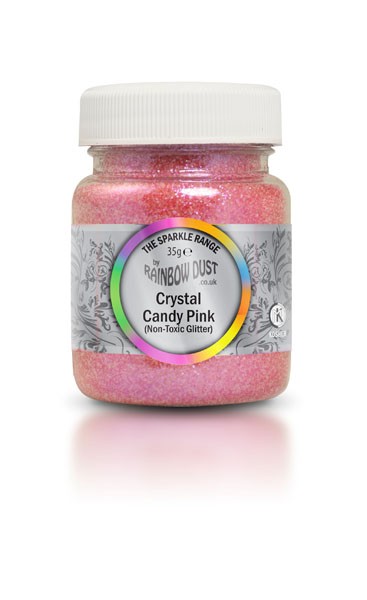 Bulk Rainbow Dust Glitter 35g Crystal Candy Pink