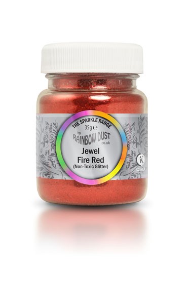 Bulk Rainbow Dust Glitter 35g Jewel Fire red