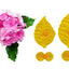 Jem Hydrangea flower petal and leaf Set of 4 Cutters