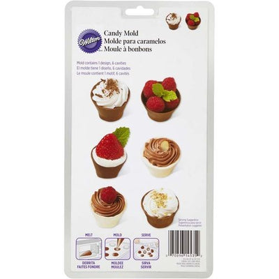 Cordial shot glasses or dessert cups chocolate mould