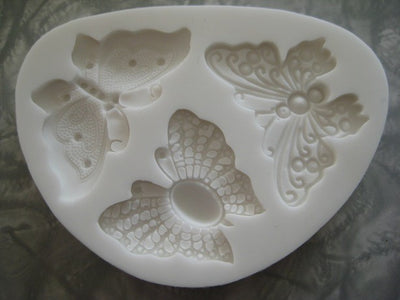 Filigree butterflies cake jewellery silicone mould