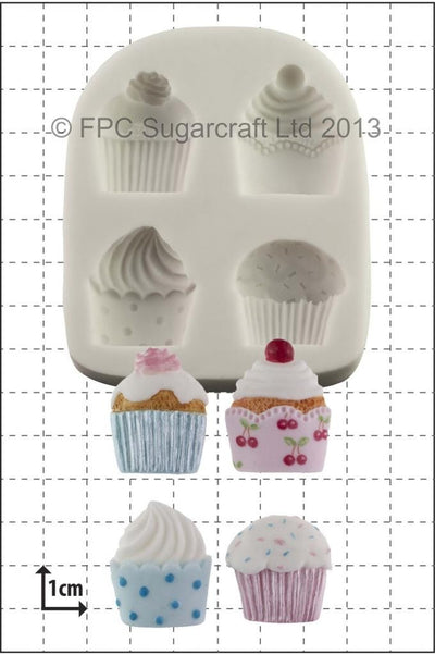 Cupcakes (4) silicone mould