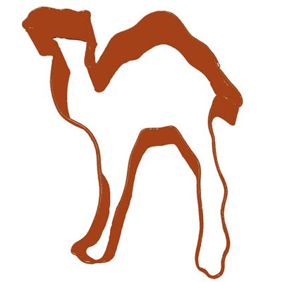 Camel brown cookie cutter