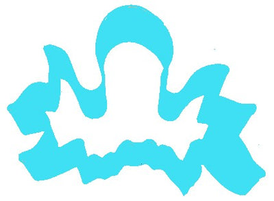 Octopus blue metal cookie cutter