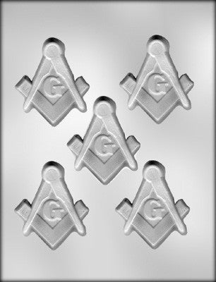 Masonic emblem 3 inch chocolate mould