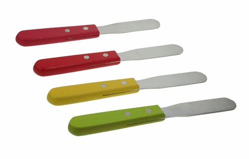 Coloured handle spatula straight Palette Knife