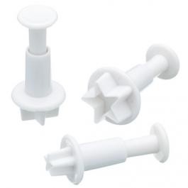 Set of 3 Star plunger cutters style 2