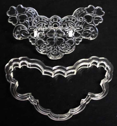 50% off Embroidery lace cutter and impression  Lace motif No 1